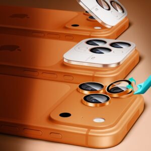 ESR Armorite Camera Lens Glass for iPhone 17 Pro / Max / 15 Pro / Max / 16 Pro / Max / 17 Pro / Max - Orange - Image 8