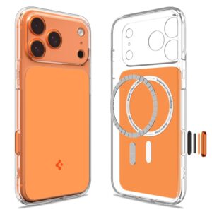 Spigen Thin Fit MagSafe dėklas skirtas Apple iPhone 17 Pro Max - Clear oranžinės spalvos - Image 2