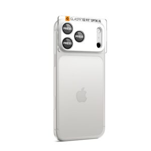 Spigen Optik Pro XL Camera Lens Glass for iPhone 17 Pro Max - Silver - Image 3