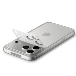 Spigen Optik Pro XL Camera Lens Glass for iPhone 17 Pro Max - Silver - Image 4