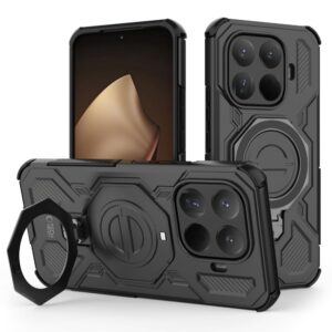 Tech-Protect TacticStand MagSafe dėklas skirtas Xiaomi 15T Pro - juodos spalvos