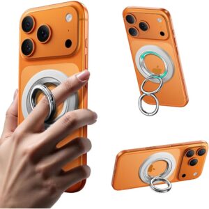 ESR Magnetic HaloLock MagSafe telefono laikiklis - baltos spalvos