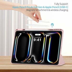 Tech-Protect SC Pen dėklas skirtas Apple iPad Pro 13” 7 / 8 / 2024-2025 - rožinės spalvos - Image 7