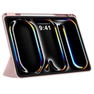 Tech-Protect SC Pen dėklas skirtas Apple iPad Pro 11” 5/6 2024-2025 - rožinės spalvos - Image 4