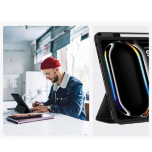 Tech-Protect SC Pen dėklas skirtas Apple iPad Pro 11” 5/6 2024-2025 - juodos spalvos - Image 9