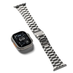 Ringke Metal One Air Bracelet for Apple Watch 8 / 9 / 10 / 11 / SE / Ultra (44 / 45 / 46 / 49 mm) - sidabro spalvos