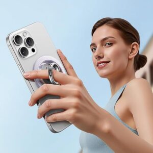 ESR Magnetic HaloLock MagSafe telefono laikiklis - violetinės spalvos - Image 5