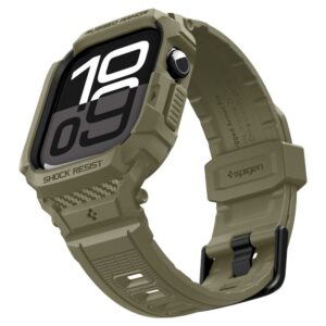 Spigen Rugged Armor Pro apyrankė skirta Apple Watch 46mm - žalios spalvos - Image 7