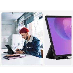 TechProtect SmartCase Pen dėklas skirtas Lenovo Idea Tab Plus 12.1 TB-361 - juodos spalvos - Image 8