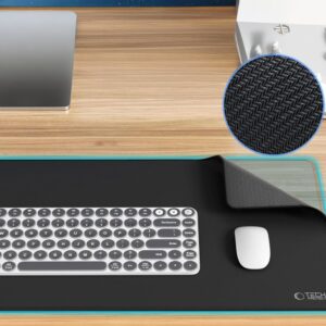 Tech-Protect A100 pelės kilimėlis 100 x 50 cm - juodos spalvos - Image 8