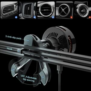 Spigen Essential EV25MFAQ Magnetic MagSafe Car Air Vent Mount - juodos spalvos - Image 2