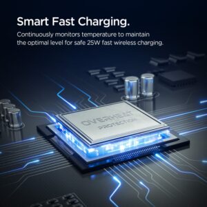 Spigen Essential EV25MFAQ Magnetic MagSafe Car Air Vent Mount - juodos spalvos - Image 6