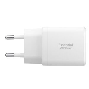 Spigen Essential EE202EU 20W Wall Charger - baltos spalvos - Image 3