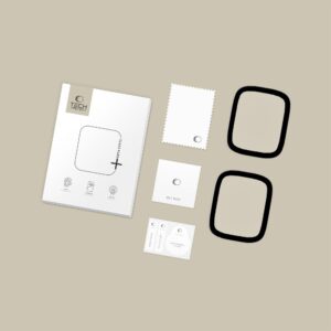 Tech-Protect Glass Flex+ 2-pack for Apple Watch 44mm - black - Image 5
