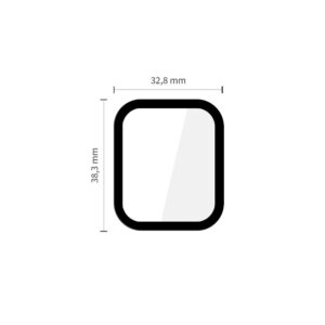 Tech-Protect Glass Flex+ 2-pack for Apple Watch 40mm - Black - Image 2