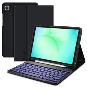 Tech-Protect SC Pen dėklas skirtas Samsung Galaxy Tab A9+ / A11+ Plus 11.0 X210 / X215 / X216 / X230 / X235 / X236 - juodos spalvos