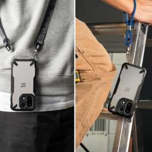 Ringke Fusion X dėklas skirtas OnePlus 15 - Clear juodos spalvos - Image 7