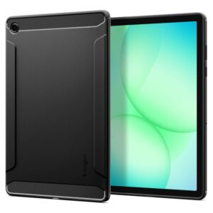 Spigen Rugged Armor dėklas skirtas Samsung Galaxy Tab A11+ Plus 11.0 X230 / X235 / X236 - juodos spalvos