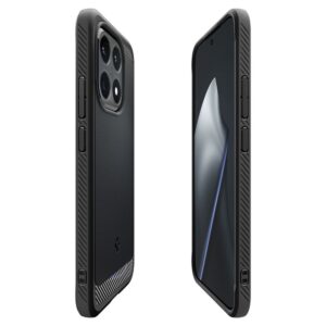 Spigen Rugged Armor dėklas skirtas Xiaomi 15T - juodos spalvos - Image 4