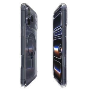 Spigen Ultra Hybrid MagSafe dėklas skirtas Apple iPhone 17 Pro Max - Clear mėlynos spalvos - Image 6