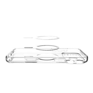 Spigen Ultra Hybrid MagSafe dėklas skirtas Apple iPhone 17 Pro Max - Clear oranžinės spalvos - Image 7