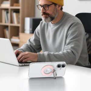 Tech-Protect mmR500 MagSafe laikiklis - rožinės spalvos - Image 6