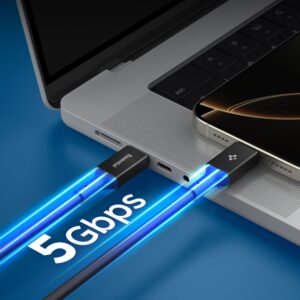 Spigen EB10020CC USB-C kabelis 100W 200cm - juodos spalvos - Image 3