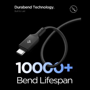 Spigen EB10010CC 100W 100 cm kabelis - juodos spalvos - Image 6