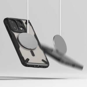 Ringke Fusion X Magnetic MagSafe dėklas skirtas OnePlus 15 - Clear juodos spalvos - Image 6