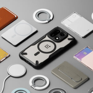 Ringke Fusion X Magnetic MagSafe dėklas skirtas OnePlus 15 - Clear juodos spalvos - Image 7