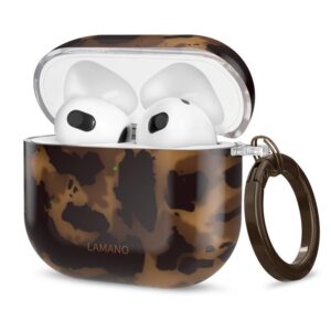 Tech-Protect Lamano case for Apple AirPods 4 - rudos spalvos ir black