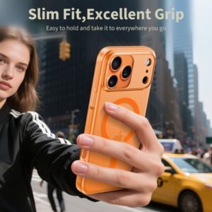 Tech-Protect Magslim MagSafe dėklas skirtas Apple iPhone 17 Pro Max - oranžinės spalvos - Image 5