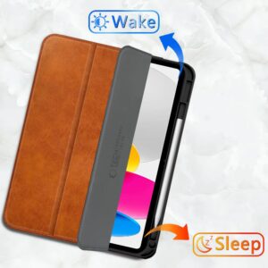 Tech-Protect Fleece dėklas skirtas Apple iPad 10.9” 10 / 2022 / 11” 11 / 2025 - rudos spalvos - Image 6