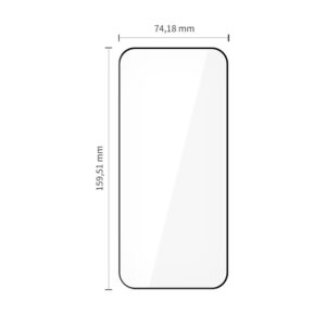 Tech-Protect Glass Fit+ 2-pack skirtas Xiaomi Poco F8 Pro Ultra - black - Image 2