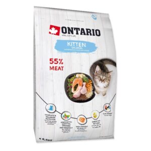 Ontario Kitten Salmon 6,5kg (Kačiukams su lašiša) - Image 1