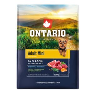 Ontario Adult Mini Lamb & Brown Rice 2,25kg
