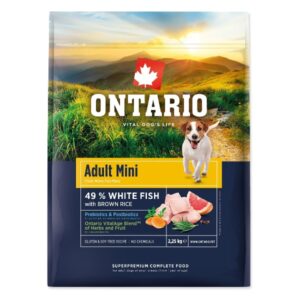 Ontario Adult Mini Fish & Brown Rice 2,25kg - Image 1