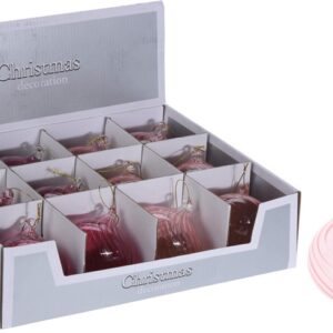 Stiklinis eglutės žaisliukas KOOPMAN ABR705160, įv. spalvų