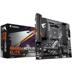 GIGABYTE B550M AORUS Elite, Socket AM4, AMD B550M, Micro-ATX - DDR4 - Image 3