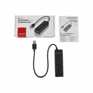 AXAGON HUE-S2B USB-A-Hub, 4x USB 3.0, external power supply - 30 cm - Image 10