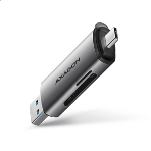 AXAGON CRE-SAC card reader, USB 3.2 Gen1 Type C + Type A, SD, microSD - Image 4