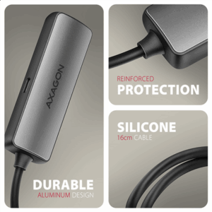 AXAGON RVC-HI8KPD USB-C to HDMI 2.1 Adapter 8K/60Hz, 16cm - Image 4