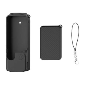 Silicone Cover Case Set with Strap PULUZ For DJI OSMO Pocket 3 (Black) - Image 3