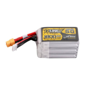 Lipo Tattu R-Line Version 5.0 1800mAh 22.2V 150C 6S battery with XT60 connector - Image 1