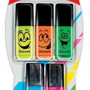 Teksto žymekliai Luxor  Mini, 5 vnt