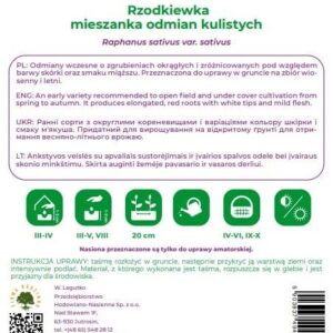 Sėklos, ridikėliai MIX, 5 m - Image 2