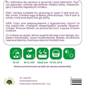 Sėklos, ridikėliai JUTRZENKA, 5 g - Image 2