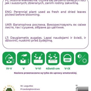 Sėklos pipirmėtės, 0.1 g - Image 2