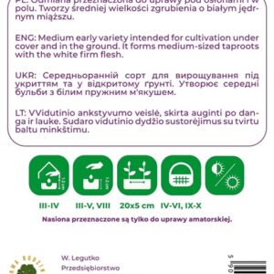 Sėklos, ridikėliai KRAKOWIANKA, 5 g - Image 2