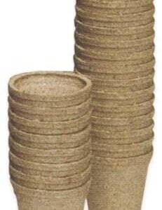 Durpiniai daiginimo puodeliai, Ø8 cm, 18 vnt.